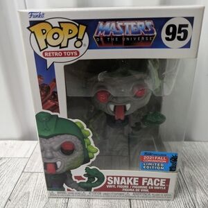 Funko Pop! 95 Masters of the Universe Snake Face Green and Gray Figure